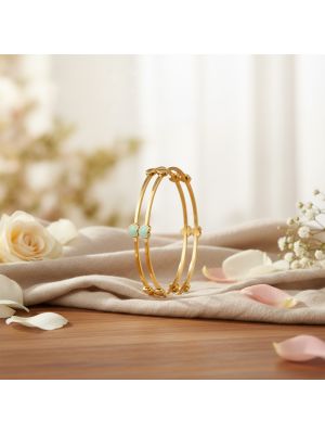 Baby Gold Butterfly Meena Bangle