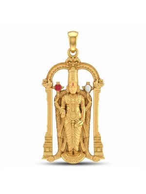22K Gold Lord Venkateswara Pendant for unisex