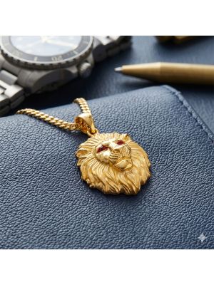 Modern Lion Signet Casting Gold Dollar