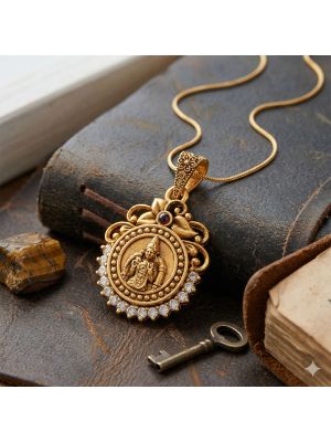 Traditional Meenakshi Amman Gold Dollar
