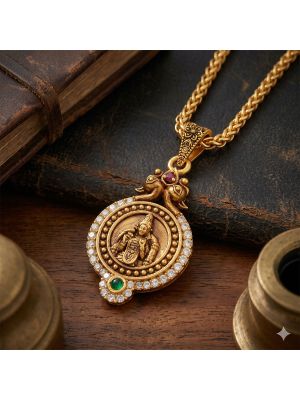 Supreme Goddess Meenakshi Gold Dollar