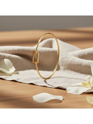 Trendy Gold Geometric Casting Gadi