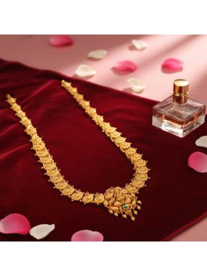 Lakshmi Antique Pendant Gold Malai
