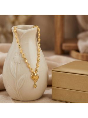 Floral Casting Pendant Necklace