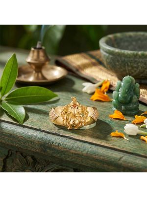 Lord Ganesh Casting Gold Ring