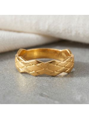 Trendy Casting Gold Ladies Ring