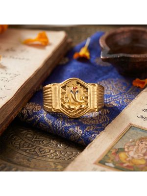 Lord Ganapathy Casting Gold Ring