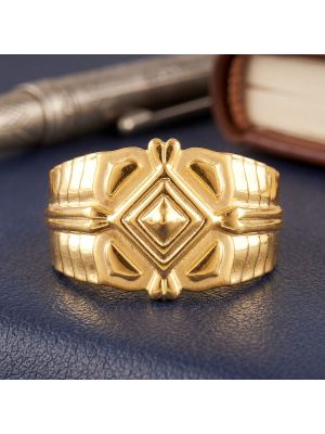 Gents Engagement Casting Gold Ring