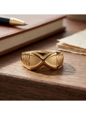 Bold Infinity Casting Gold Ring