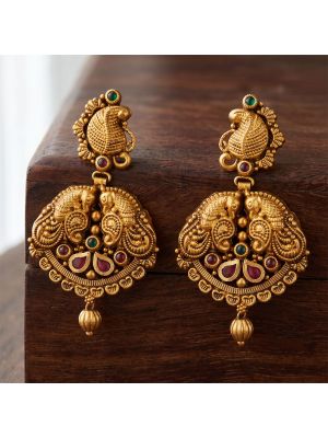 Antique Peacock Gold Drops 