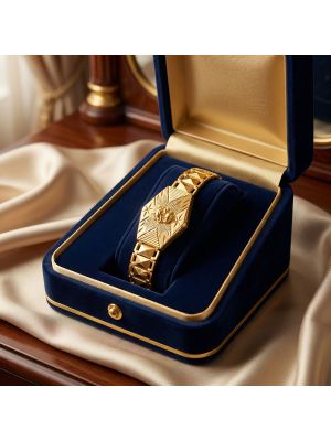 Auspicious Ganesha Divine Gold Bracelet