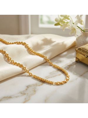 Fancy Bahubali Gold Chain