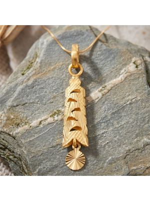 Rajkot Gold Geometric Drop Gold Dollar