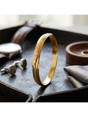 Men's Jaguar Logo Gold Kada