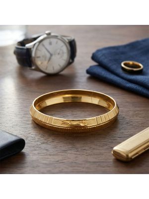 Men's Jaguar Logo Gold Kada