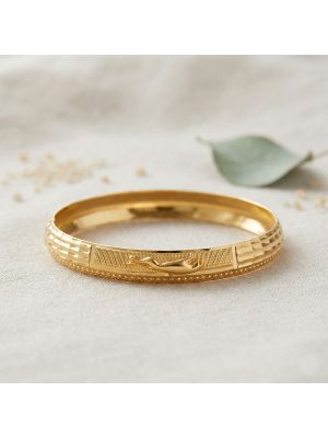 Men's Jaguar Logo Gold Kada