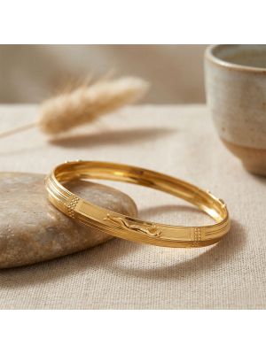 Men's Jaguar Logo Gold Kada