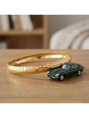 Men's Jaguar Logo Gold Kada