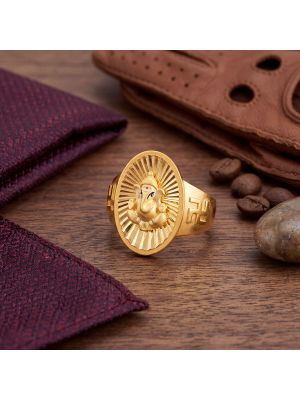 Lord Ganesh Casting Gold Ring