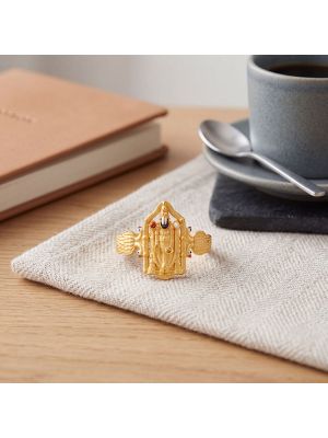 Lord Balaji Casting Gold Ring