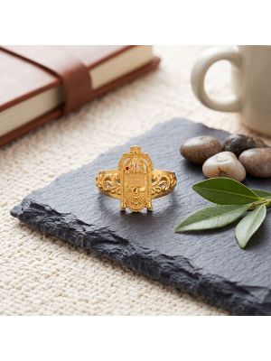 Lord Tirupathi Casting Gold Ring