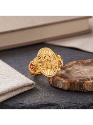 Lord Balaji Radiant Casting Gold Ring
