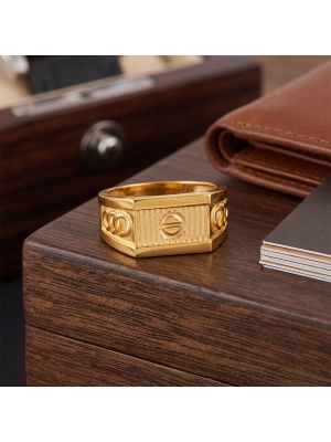 Imperial Chained Casting Gold Ring