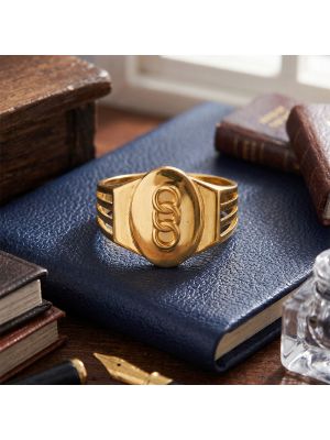 Premium Casting Gold Gents Ring