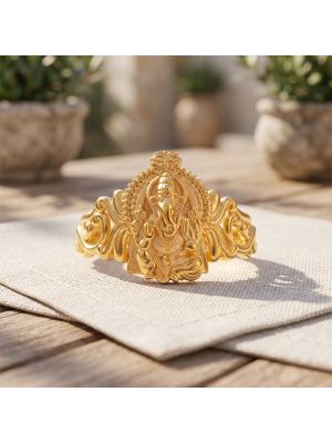 Royal Vinayagar Arch Casting Gold Ring