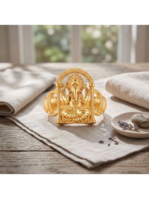 Heritage Sculpted Ganesha Casting Gold Ring