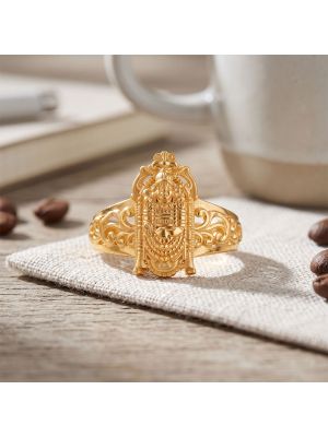 Divine Tirupati Perumal Casting Gold Ring