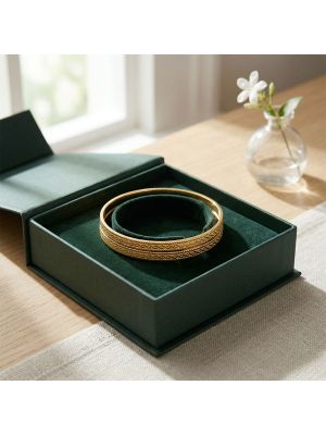 Traditional AR Fusion Gold Bangles