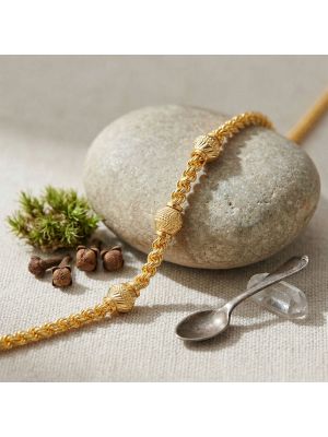 Traditional Hollow Balls Rope Gold Chain