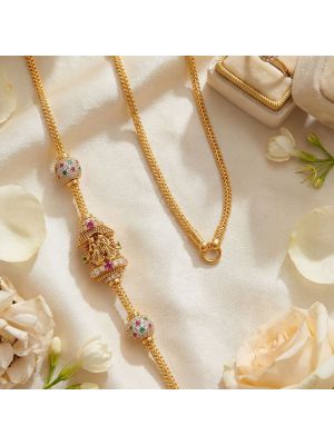 Fancy Balls Mugappu Gold Chain