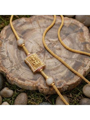 Divine Lakshmi Pendant Mugappu Chain