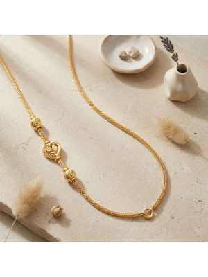 Heartin Floral Balls Combini Mugappu Chain