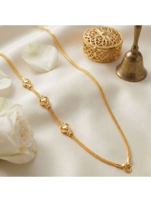 Trendy Heart Balls Combini Chain