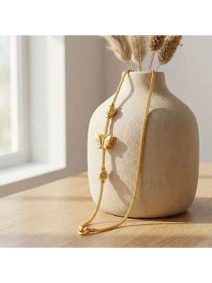 Fancy Butterfly Combini Mugappu Chain