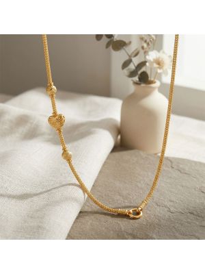 Fancy Heart Combini Muppappu Chain