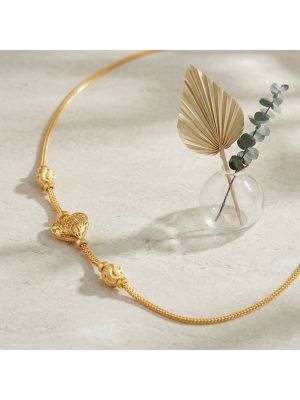 Fancy Heart Combini Muppappu Chain