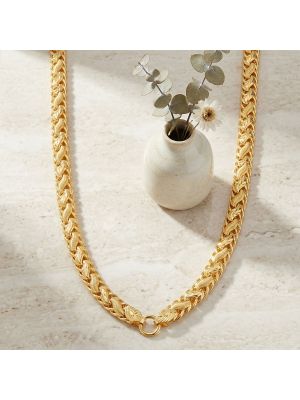 Fancy Lotus Gold Chain