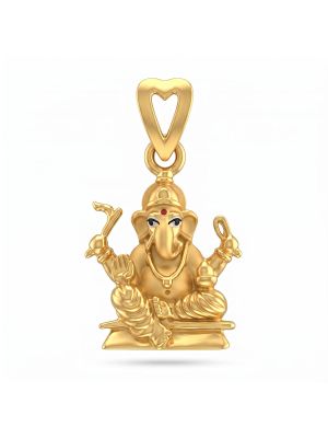 22k Gold Lord Ganesha dollar for unisex