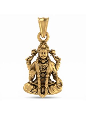 Goddess Lakshmi Locket with Antique Finish