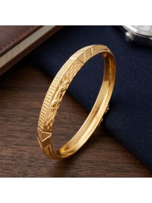 Jaguar Wave Textured Gold Gadi