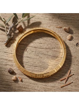 Men's Lasered Gold Gadi