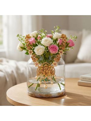 Traditional Ram Parivar Gold Necklace