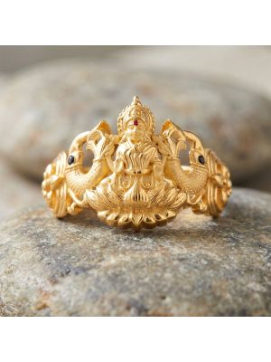 Lakshmi Pisces Casting Ladies Gold Ring