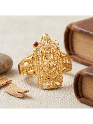 Lord Venkateswara Casting Gold Ring