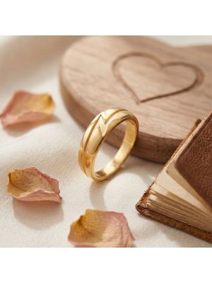 Ornate Flash Casting Gold Ring