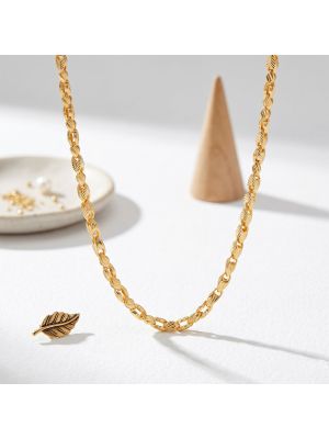 Nature inspired Leaf Gold Chain